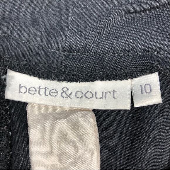 Bette & Court black cropped pants size 10 - Picture 8 of 9